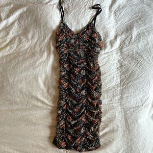 Q Luv fashion nova fashion q mini lace tie tight dress womens medium